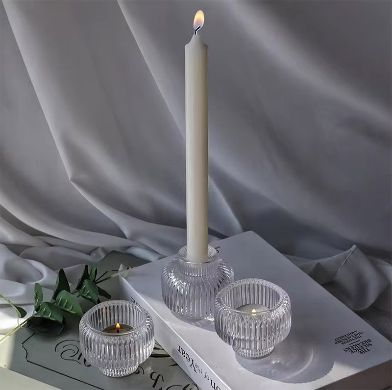 Glass Tealight Candle Jar