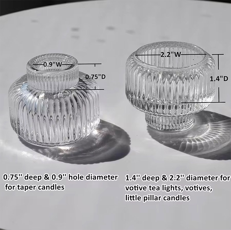 Glass Tealight Candle Jar