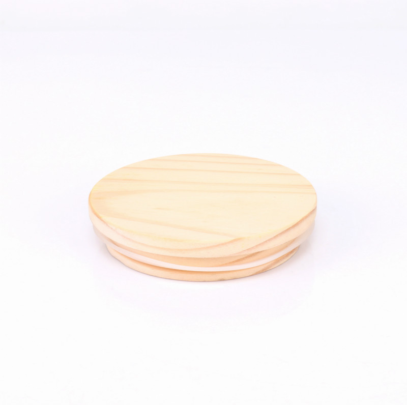 Wooden Lid for Candle Glass Jar