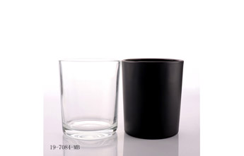 How to solve the friction on the surface of Matt Black Candle Glass Jar?