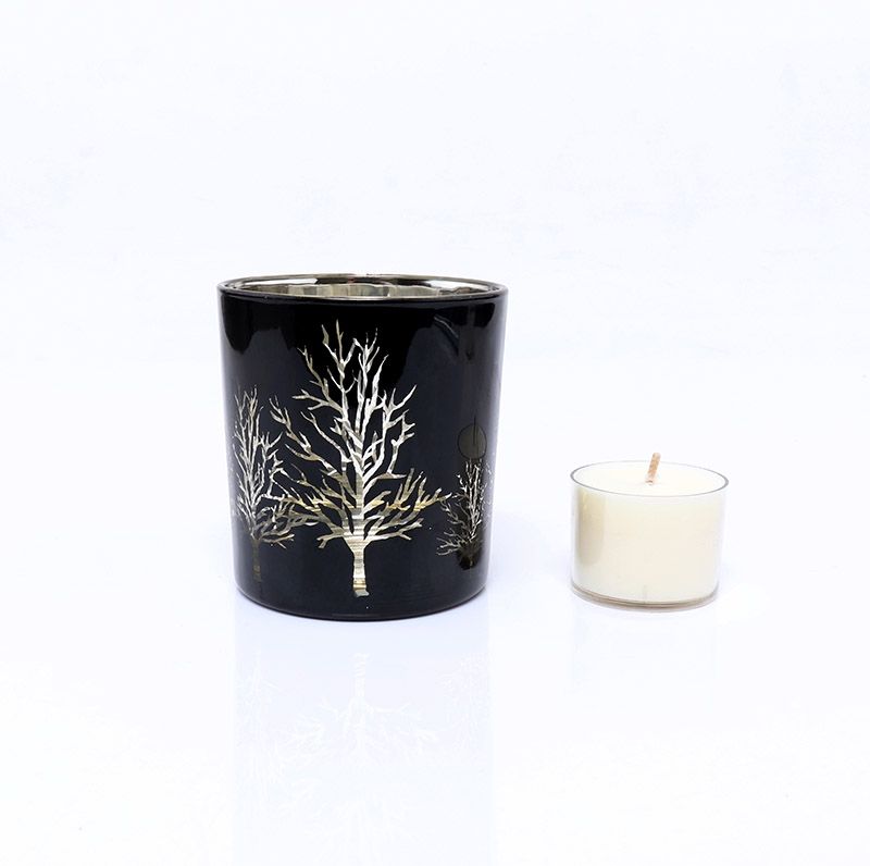 BOYE Luxury Christmas Tree Votive Glass Holders For Candle Making