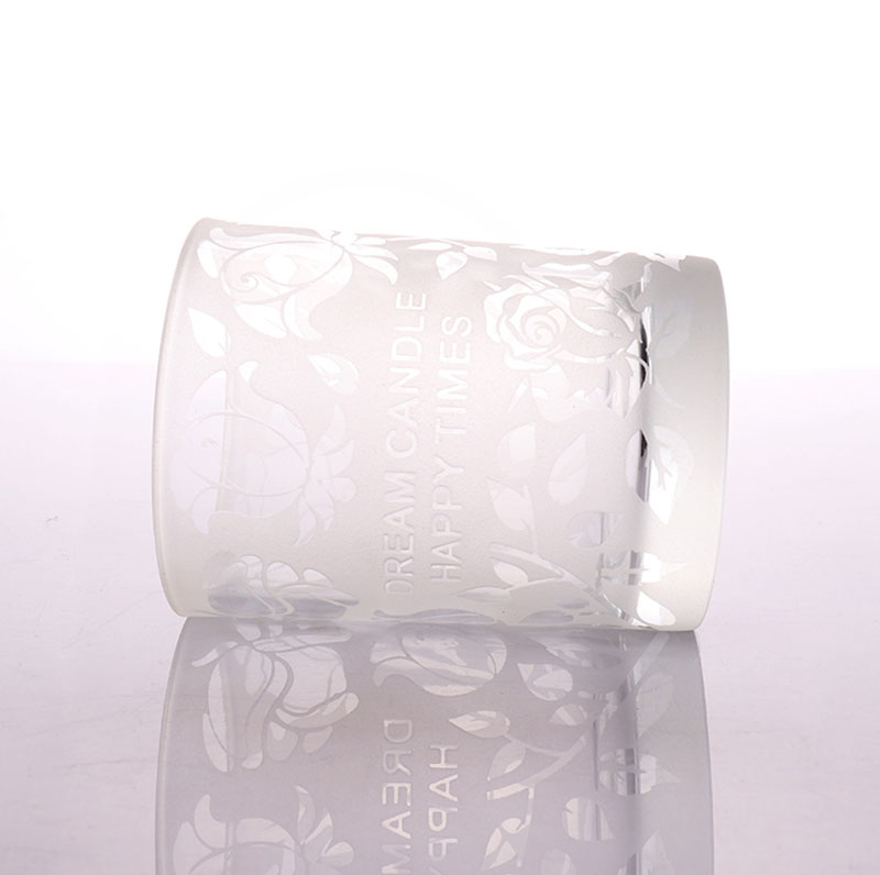 Luxury Empty Candle Glass Jars In Bulk For Scented Candle Making