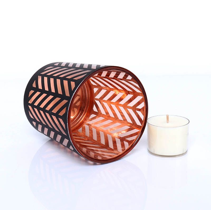 BOYE Luxury Unique Design Candle Glass Jar For Candle Making