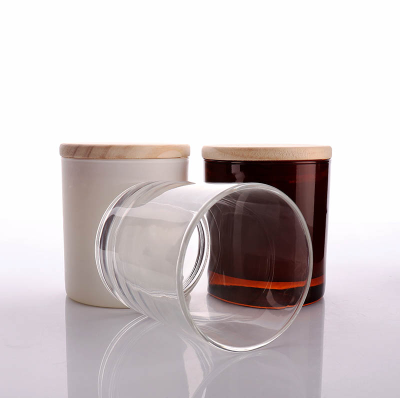 Luxury Clear Empty Candle Glass Jar Manufacture