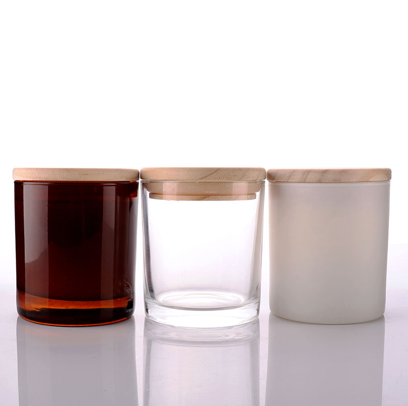 Luxury Clear Empty Candle Glass Jar Manufacture