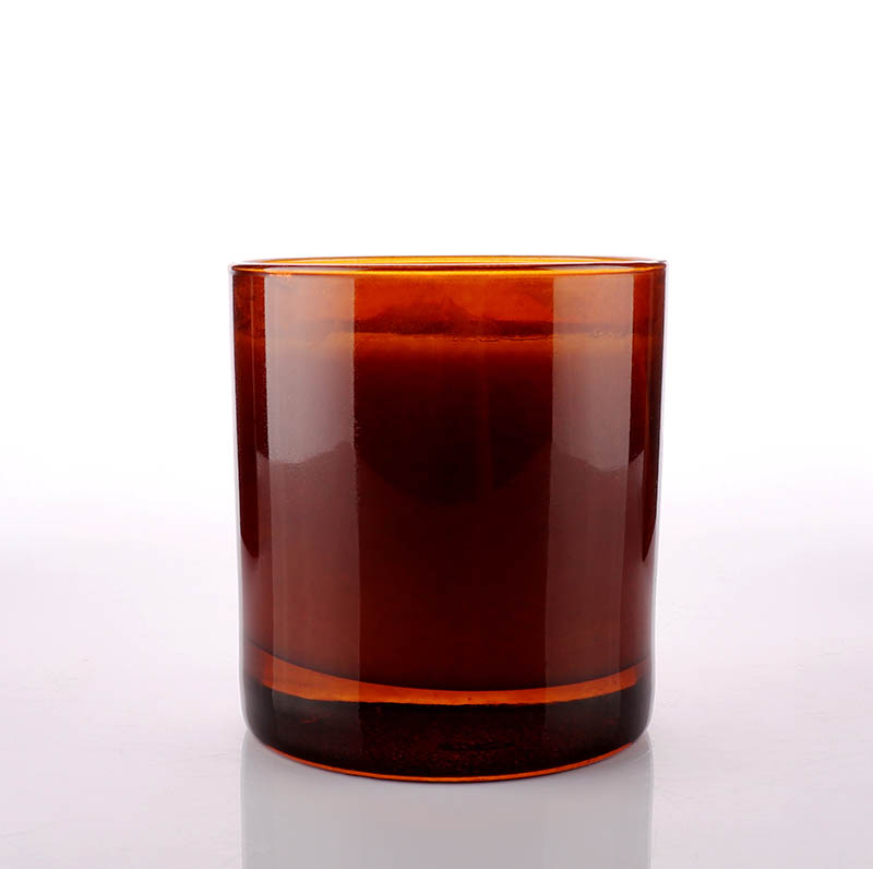 8oz Amber Glass Jar For Candle Making