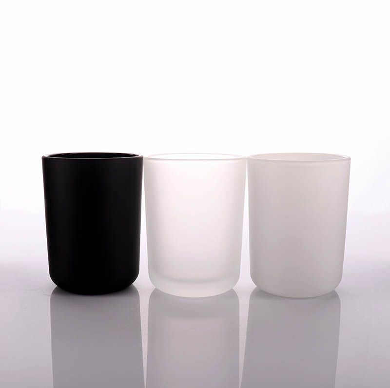 Luxury OEM Black Glass Candle Jars Wholesale