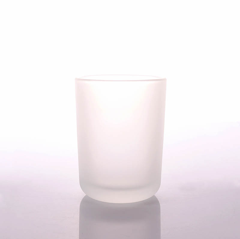 Luxury OEM Black Glass Candle Jar With Lid