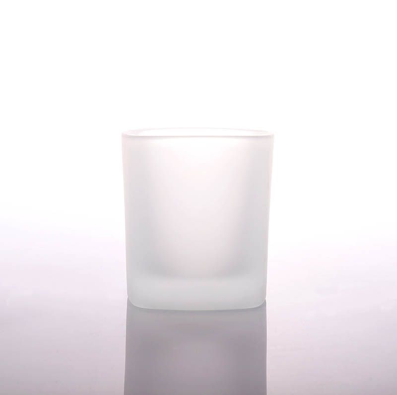 Luxury Frosted Empty Glass Candle Jar Wholesale