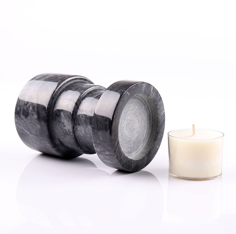 Luxury Black Marble Candle Holder Manufactory