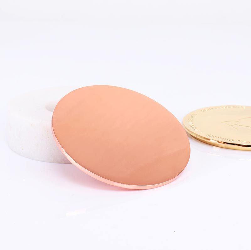 Luxury Zinc Gold Metal Lid In Bulk Wholesale