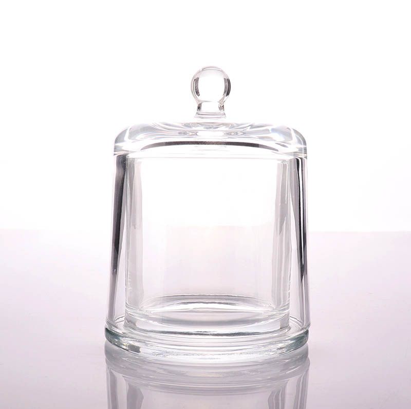 BOYE Wholesale Luxury Home Decoration 5oz Empty Candle Glass Jar With Dome Lid