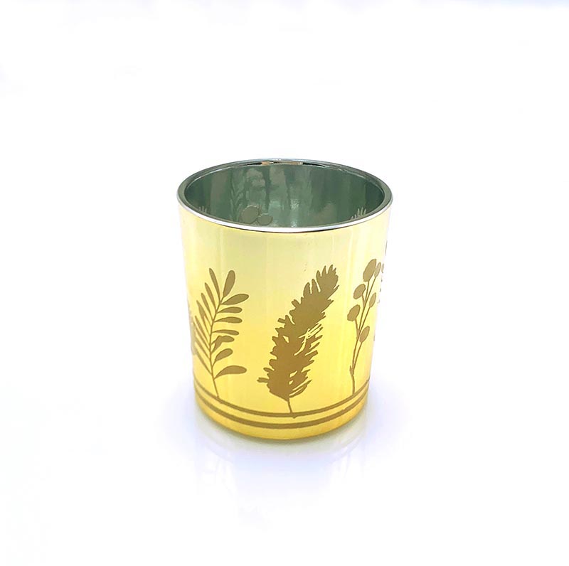 10oz Gold Empty Jar For Candle Making