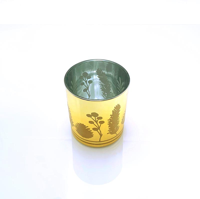 10oz Gold Empty Jar For Candle Making