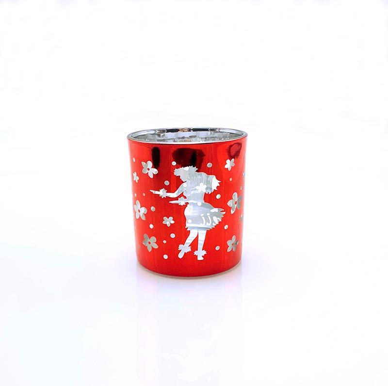 Luxury Electroplated Jar With Engraved Logo For Candle Making