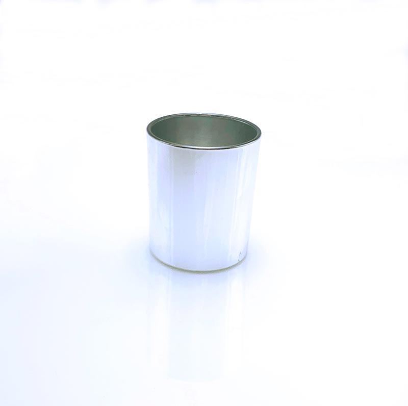 Luxury Silver Empty Candle Glass Jar Manufacturer