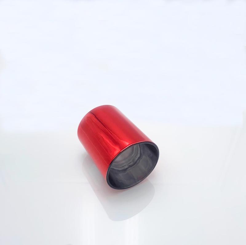 Luxury Metallic Red Candle Glass Jars China Supplier
