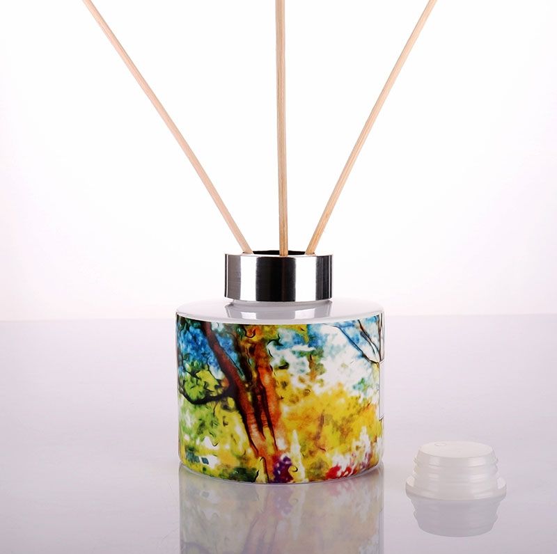 Luxury Forest Decal Empty Reed Diffuser Bottle Wholesale