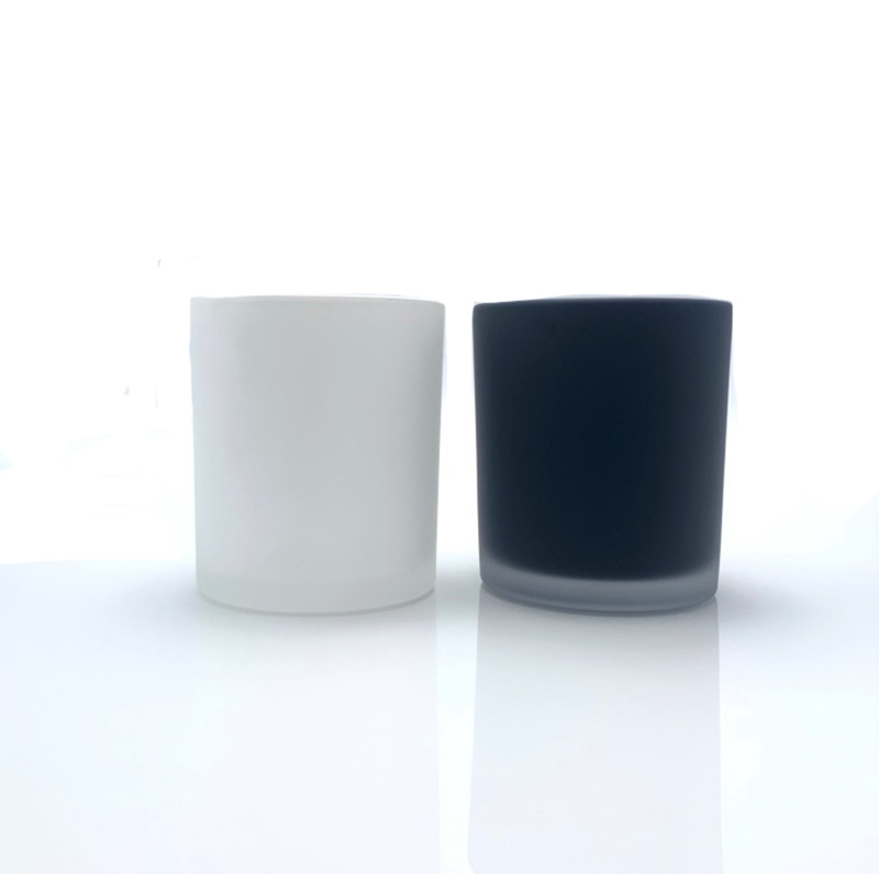 BOYE Good Quality Luxury Frosted Or Glossy Glass Jars For Candles