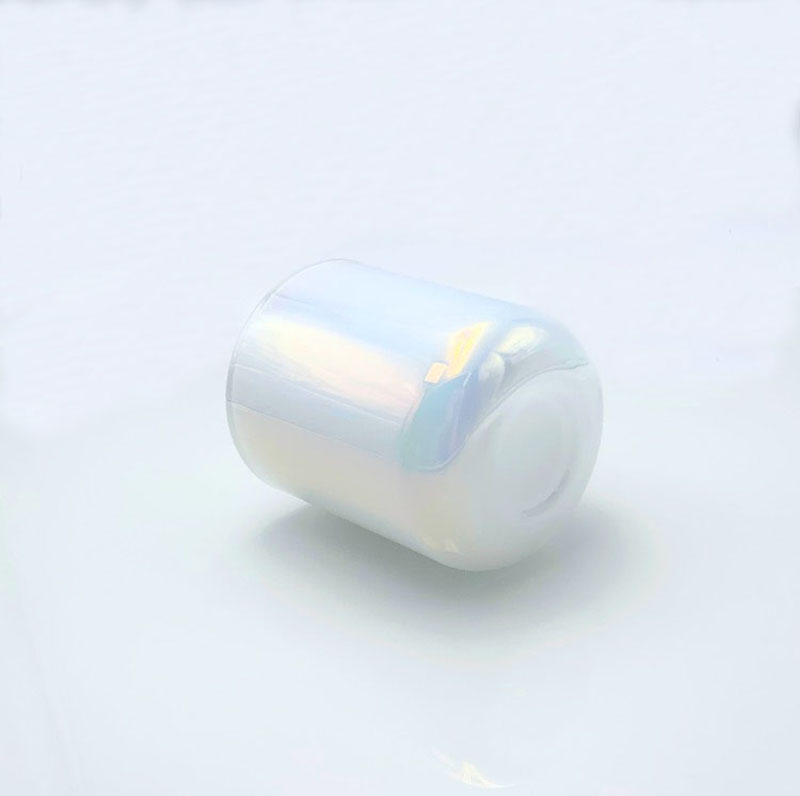 Luxury Customized Iridescent Color Glass Candle Jars Vessels
