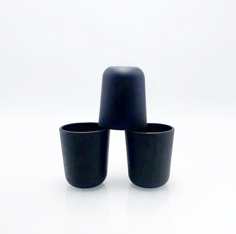 3oz Small Votive Candle Vessel Round Bottom Jar