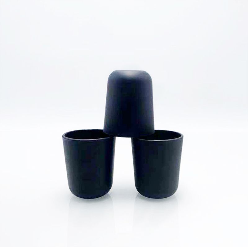 3oz Small Votive Candle Vessel Round Bottom Jar