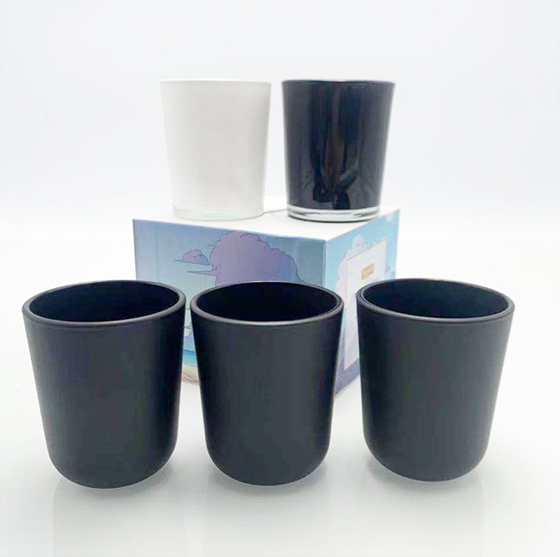 3oz Small Votive Candle Vessel Round Bottom Jar