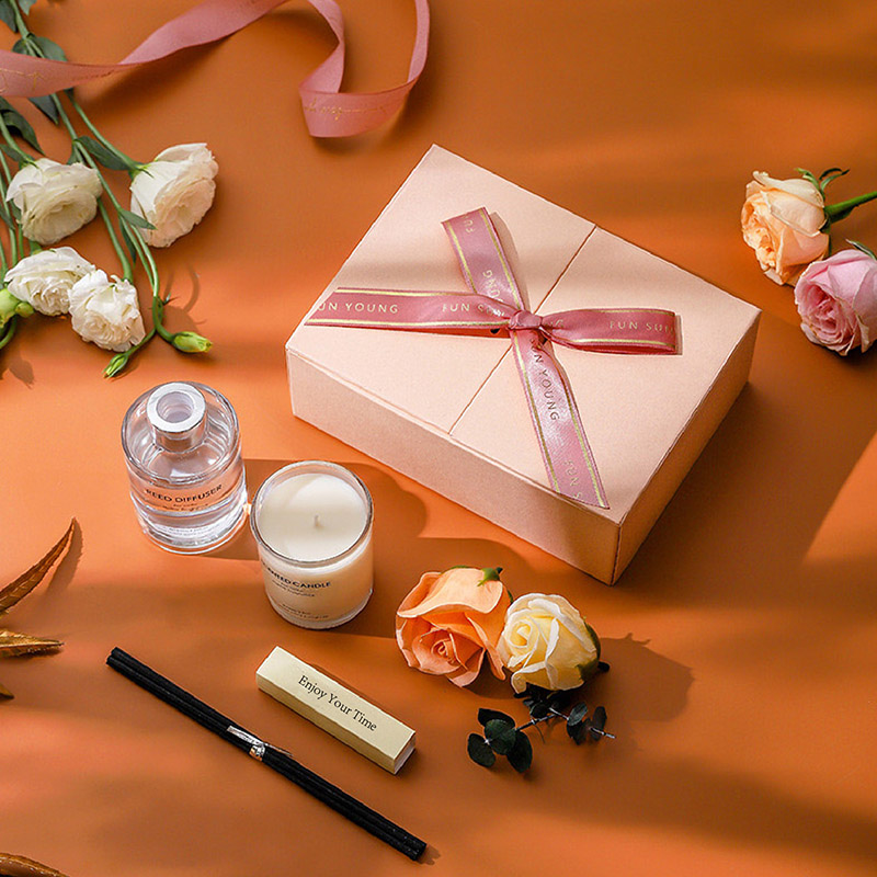 Customized Scented Candle and Reed Diffuser Set