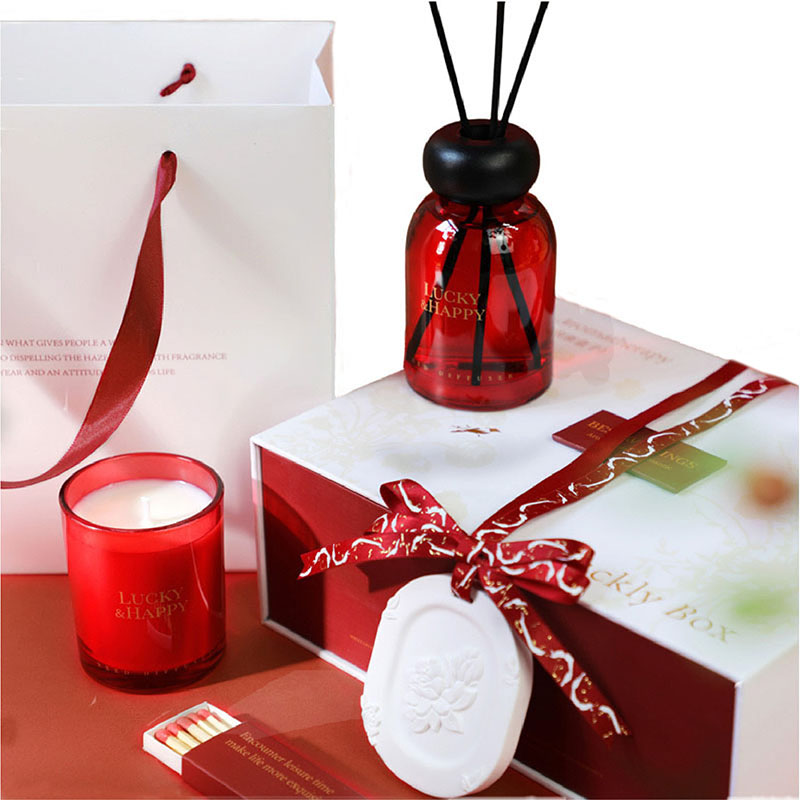 Customized Scented Candle and Reed Diffuser Gift Set