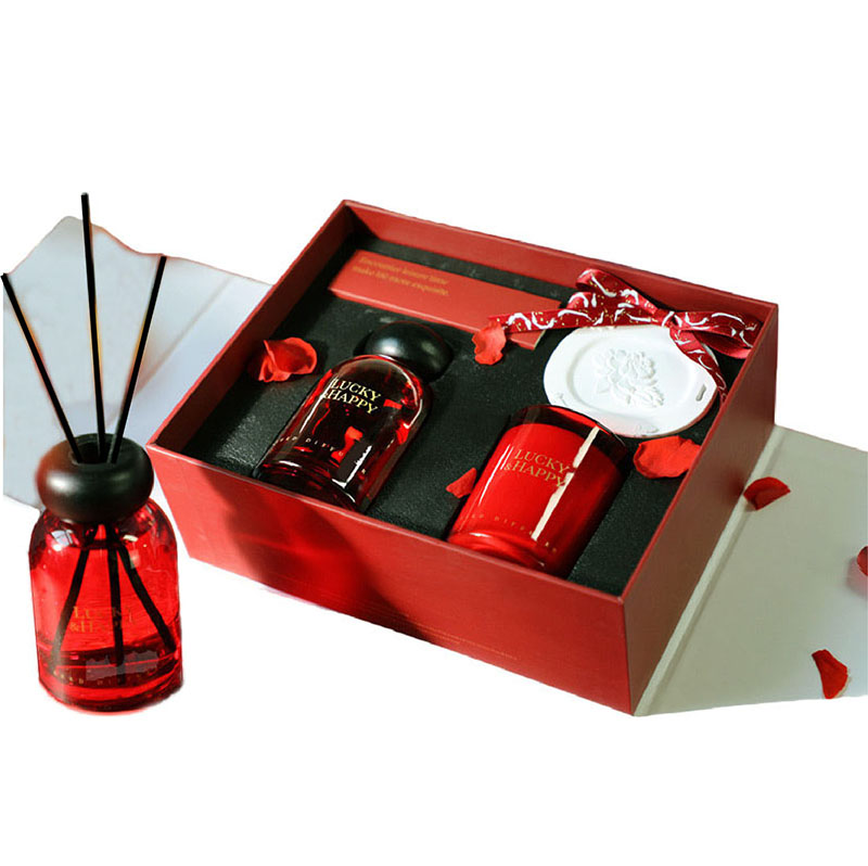 Customized Scented Candle and Reed Diffuser Gift Set