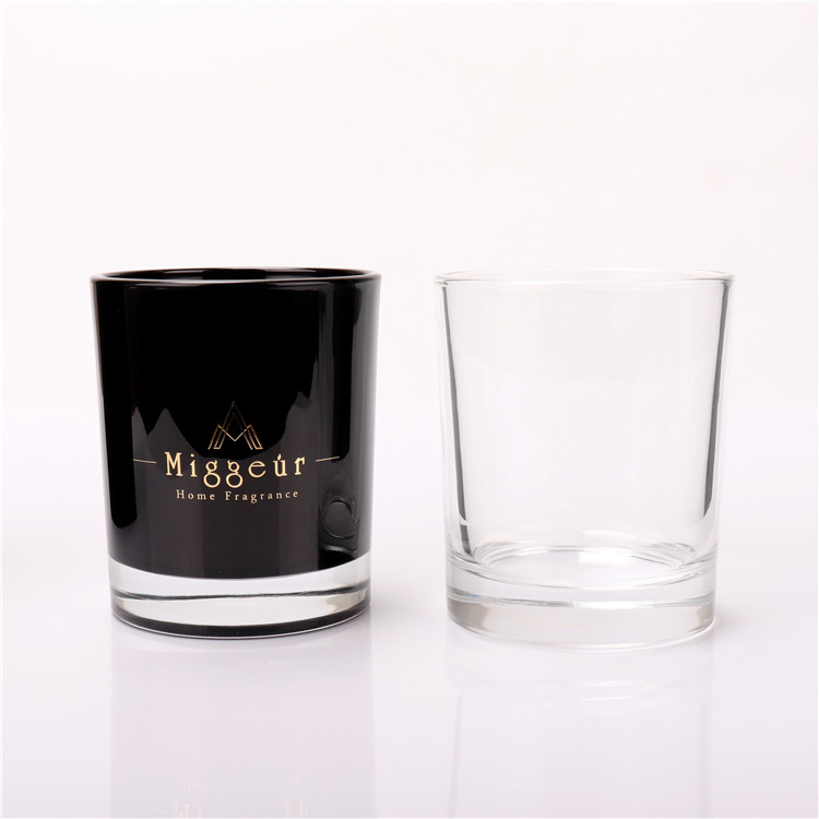 Luxury Black Candle Jar Manufacture