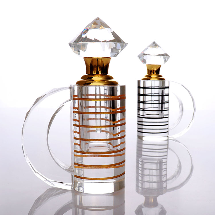 6ml Crystal K9 Cup-shaped Perfume Oil Bottle