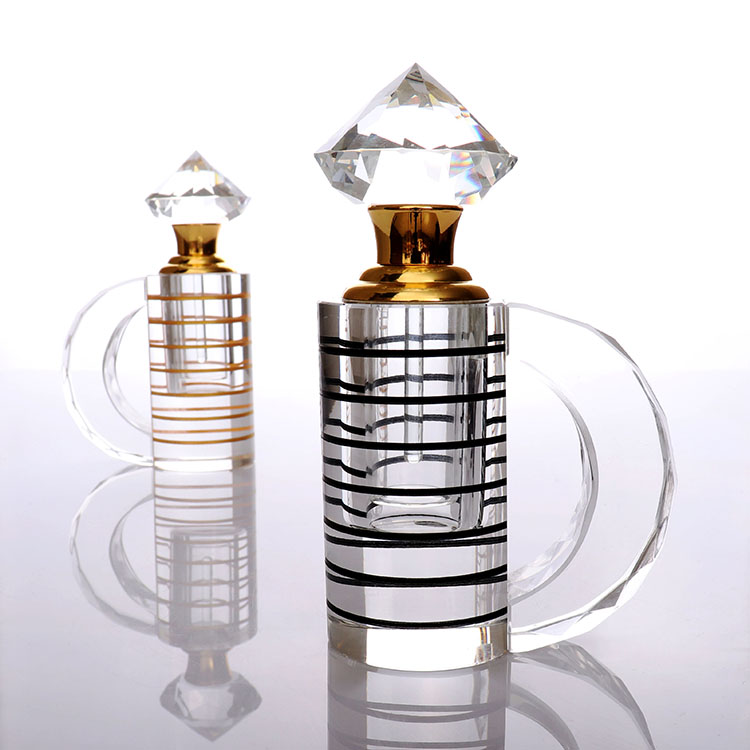 6ml Crystal K9 Cup-shaped Perfume Oil Bottle