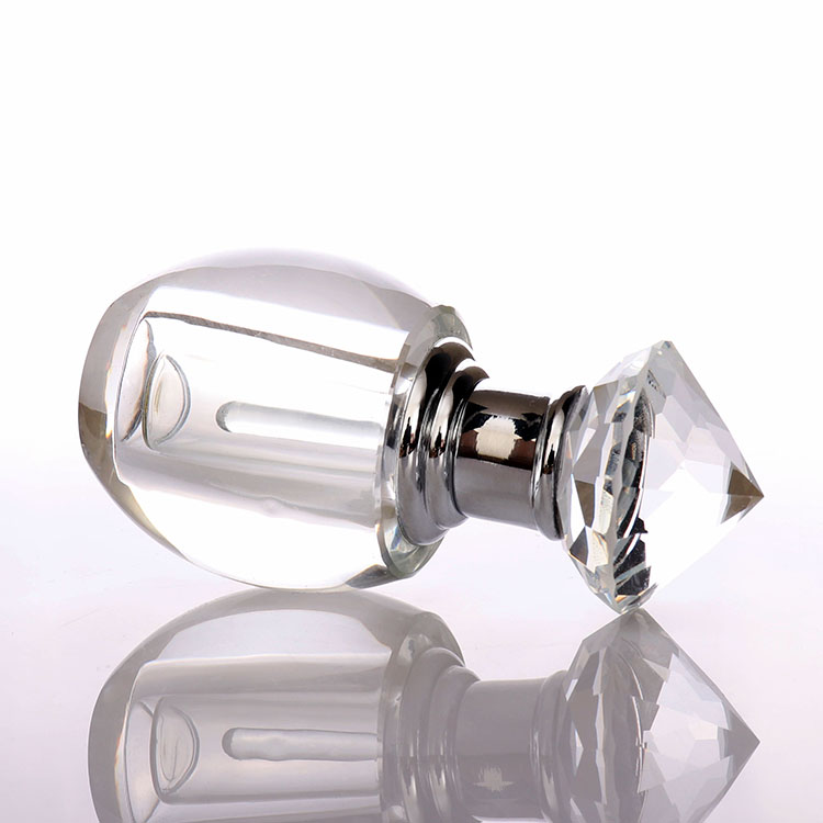 Portable Clear Lady Crystal Perfume Bottle