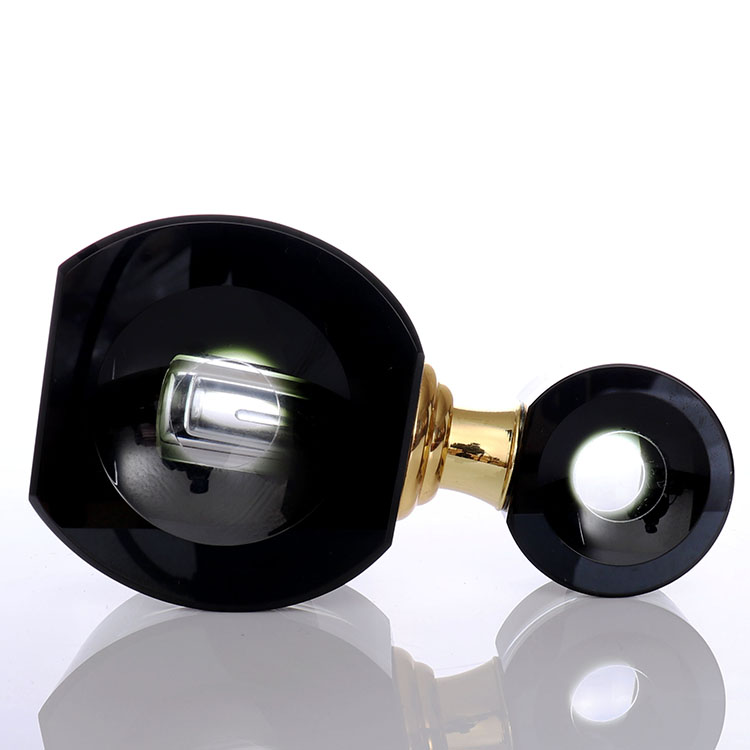 9ml Custom Design Black Crystal Perfume Bottle