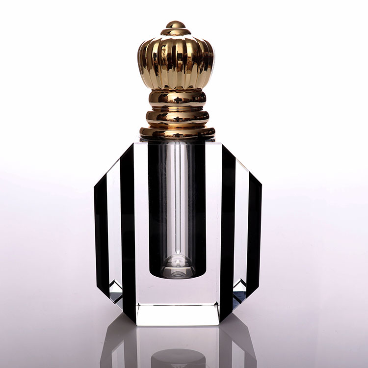 Black Glass Luxury Personalized Perfume Bottle