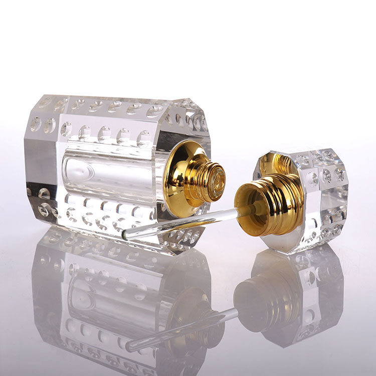 Square Crystal Diamond Perfume Bottle
