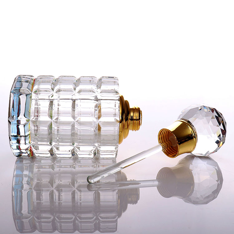 Luxury Perfume Glass Attar Crystal Essential Oil Bottle