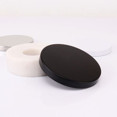 Matt Black Metal Lid For Candle Making
