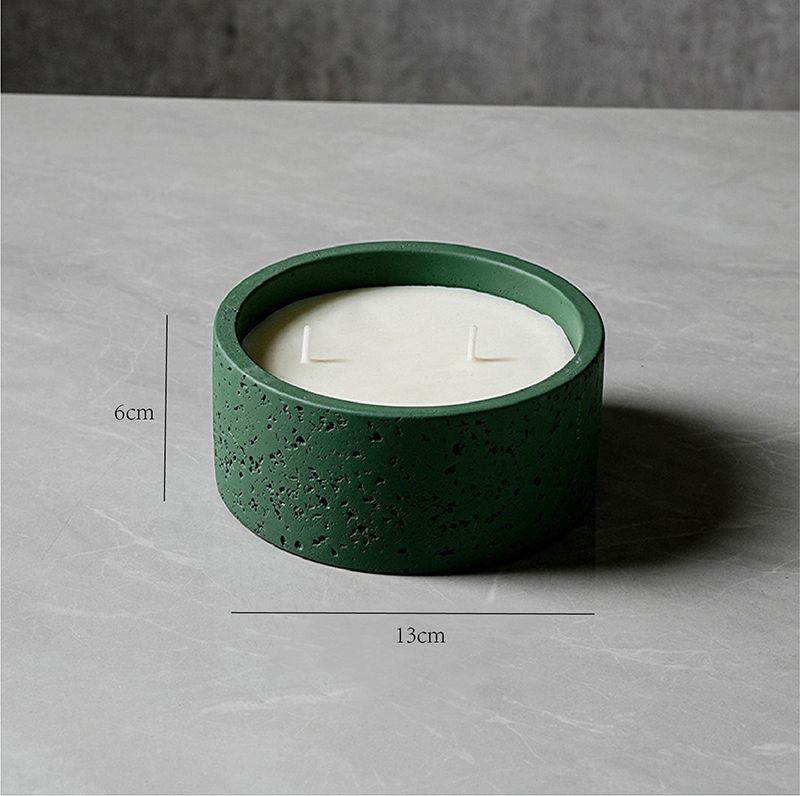 Morden Design Round Ceramic Candle Jar