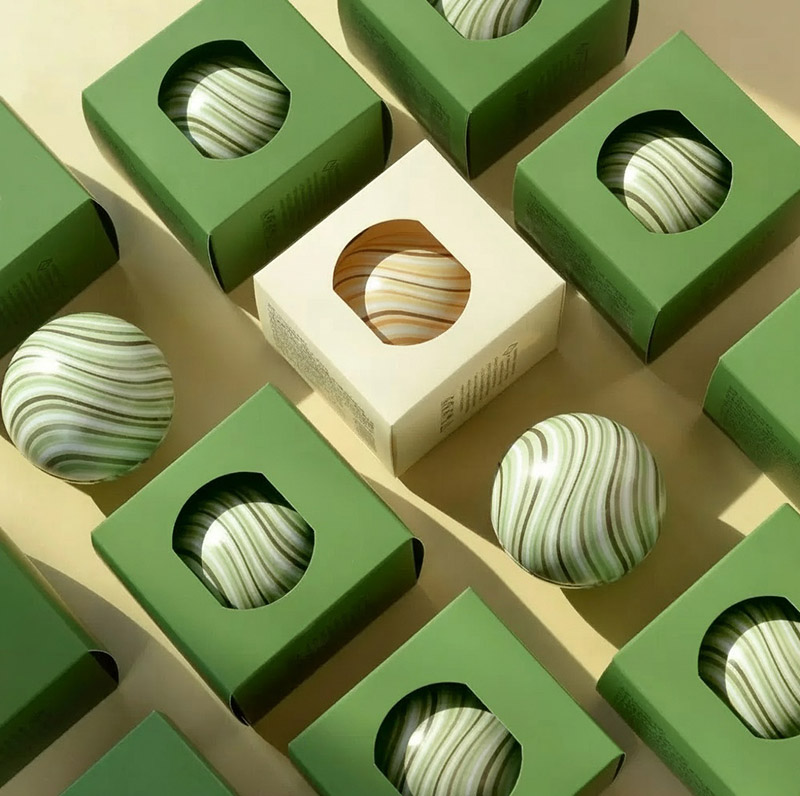 Ball Shape Ceramic Candle Jar with Custom Design