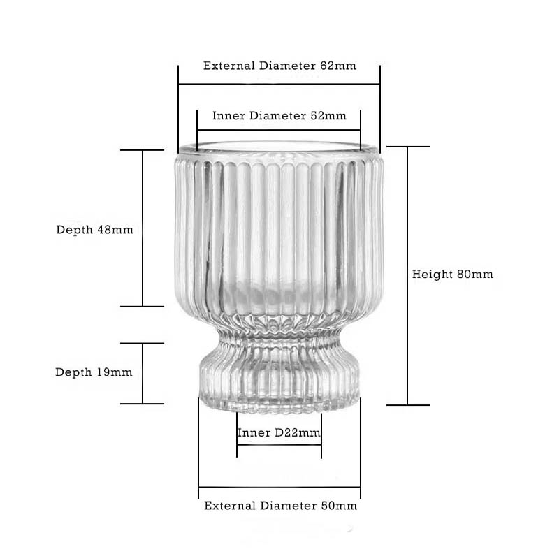 Multipurpose Glass Jar for Pillar Candle