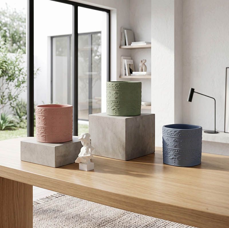 Customized Ceramic Candle Jar Vessels for Home Decoration