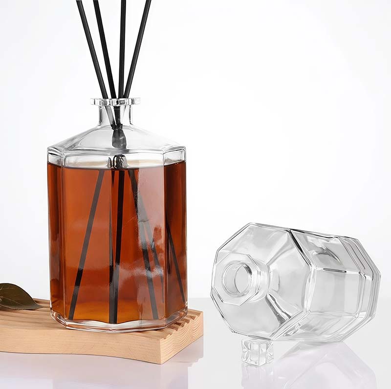 Large Size Round Glass Bottle for Fragrance Reed Diffuser