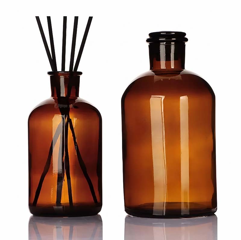 Amber Empty Reed Diffuser Bottle with Different Sizes